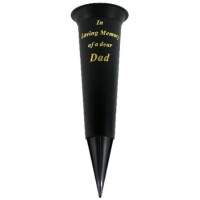 'In Loving Memory Dear Dad' Grave Spike